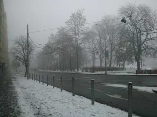 one almost usual saturday in Brno, in grey