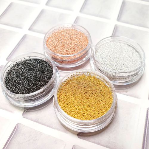 0.6mm mini micro beads for jewelry pattern nail art designs! #beads #nailart #jewelry #naildesign #n