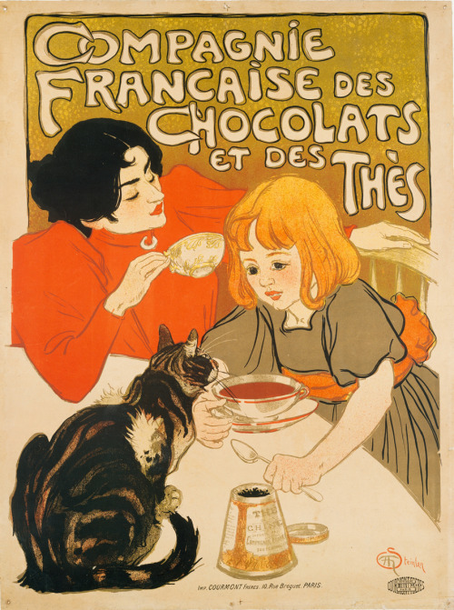 artsof:Compagnie Française des Chocolats et des Thès | Théophile-Alexandre Steinlen | 1895 | MET NY