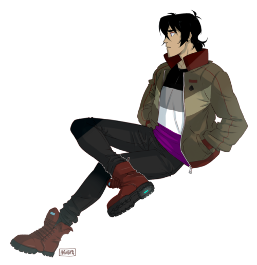 hanta96draw:Just an Ace!Keith for the Asexual Awareness Week~♡