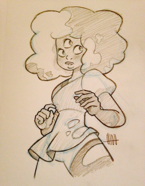 l-a-l-o-u:  @dr-romina suggested that I draw Garnet’s first form AND I HAPPILY OBLIGED 