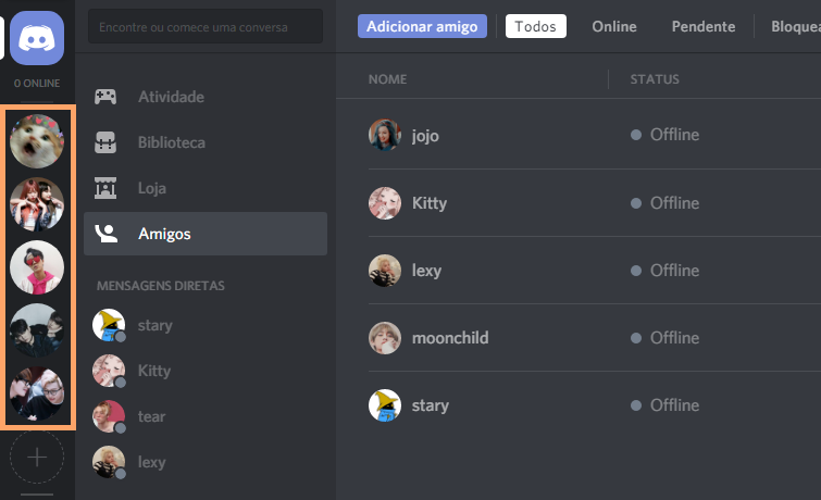 Como adicionar amigos no Discord