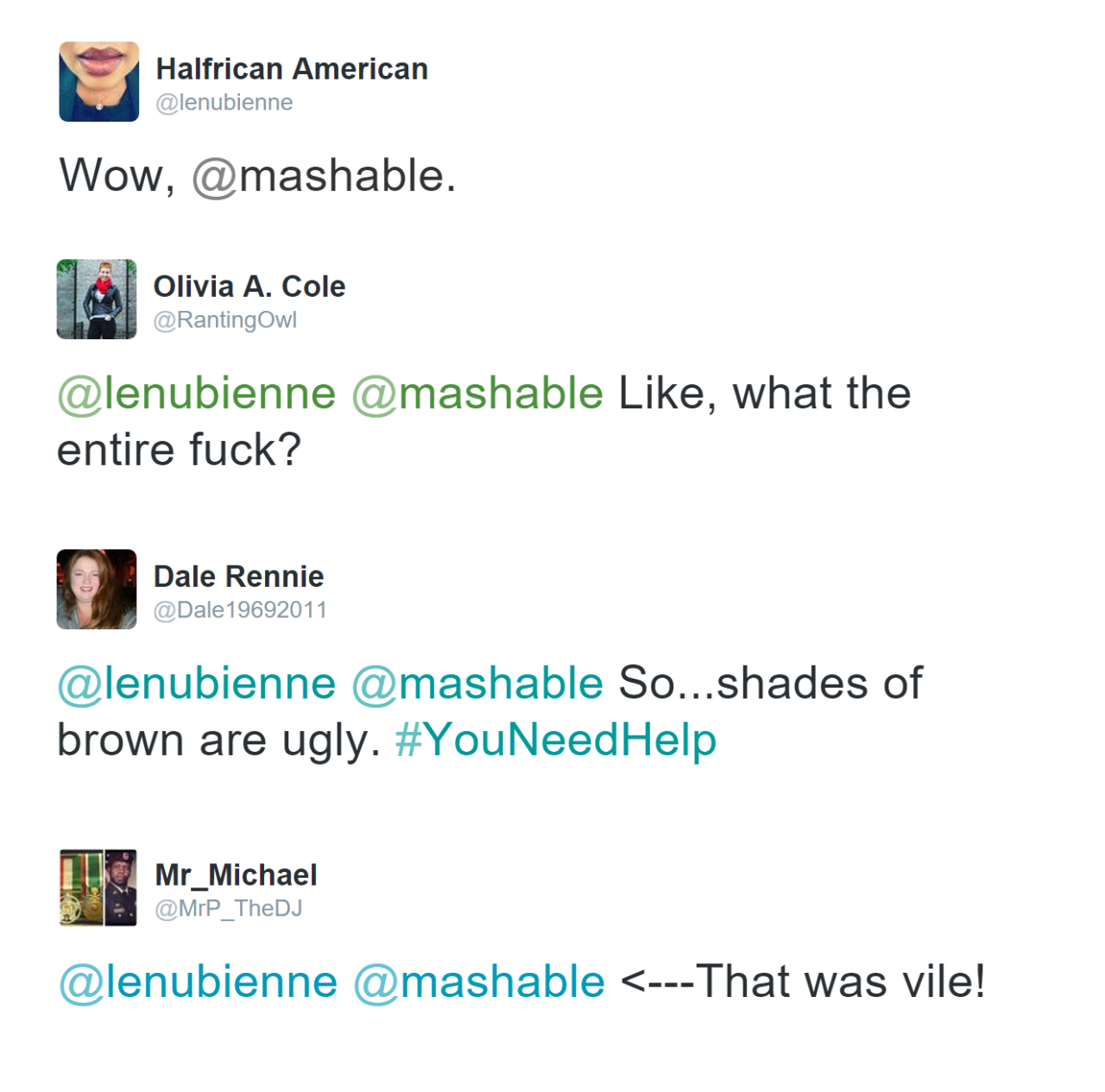 17mul:  lmsig:  the-perks-of-being-black:  A total mess  17mul  Subtle racism afroblossom