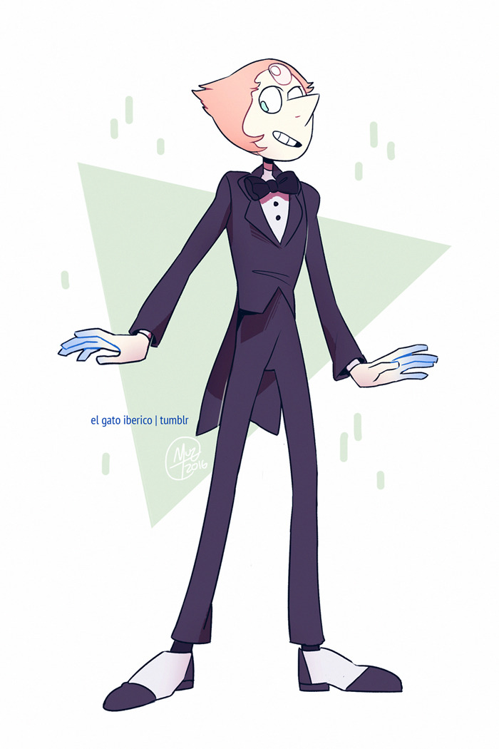 elgatoiberico:  the moment I saw pearl in a suit I knew there was no escapinG THE