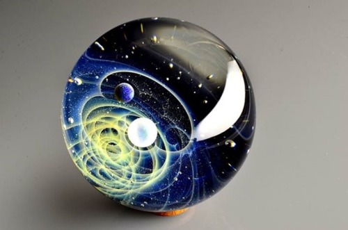 mymodernmet:  Spectacular “Space Glass” Pendants Let You Hold the Cosmos in the Palm of Your Hand 