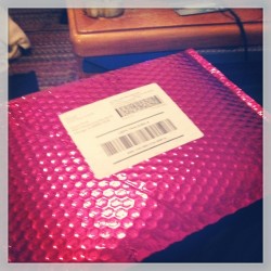 look at this sparkly-ass package I just got