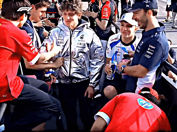 Charles Was Very Curious About Kimi's Jacket 😭