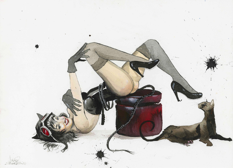 supersexualtyrannosaurus:  Pin-Up DC Girls art by lora-zombie