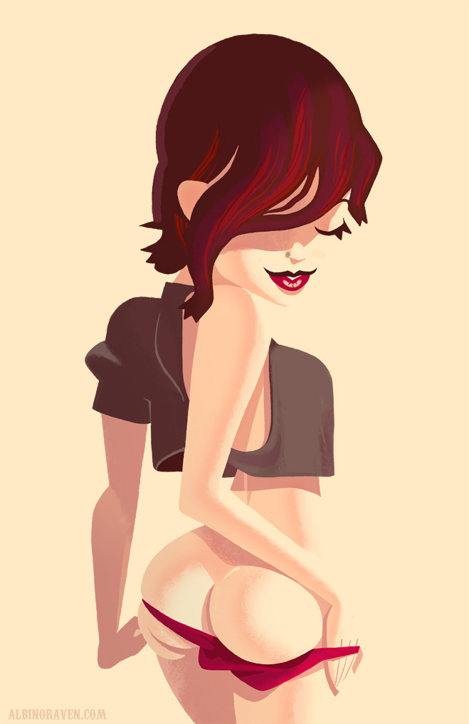 glenbrogan:  Illustration of model Mellisa Clarke 