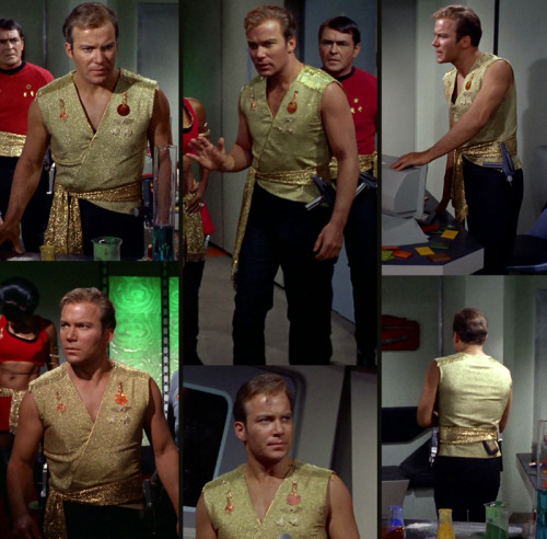 startrek-fashion:Mirror Universe uniforms: James T Kirk