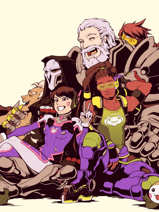 h0lyhandgrenade:  This… Is his curse. Finally posting my second Overwatch poster!