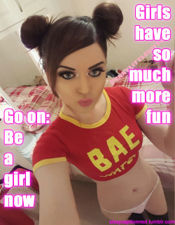 More originals brought to you by sissycaptionned.If