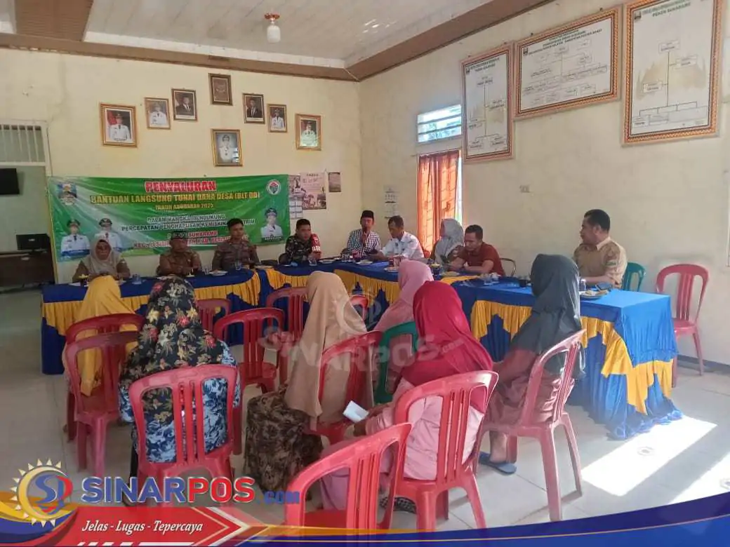 Pekon Sukarame Kecamatan Pesisir Selatan Realisasikan BLT-DD Tahap Ke 1 Tahun 2025 KE 15 KPM