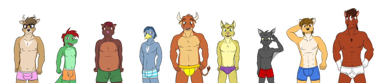 Tex-natsu guys in undies. Have this version as well, since I&rsquo;m pretty sure