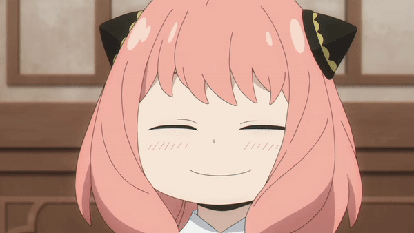 Anya Smug Face Anime Meme GIF