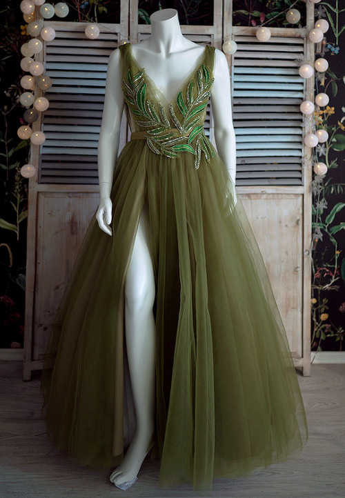 evermore-fashion:Chotronette ‘Riz à l’impératrice’ & ‘Forest Fondant’ Haute Couture Gowns