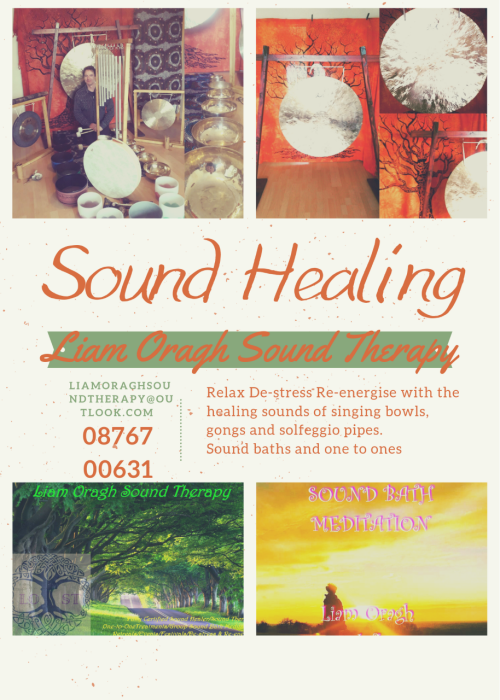 Benefits of SoundTherapy/Sound Healing/Soundbaths - with Gongs, Singing Bowls, Buffalo Drum, Solfeggio Pipes, Chimes, Rattles, Voice and Mantra, Shruti Box, Rain stick, Ocean Drum and more….Helps Reduce Stress, Anxiety, Worry, Anger and...