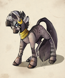 casynuf:  I actually never drew Zecora before,