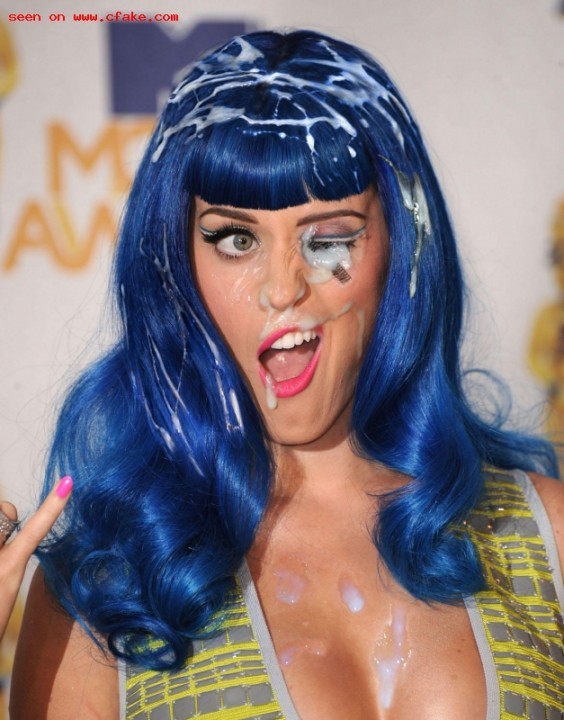 mynaughtyfantacies:Katy Perry getting fucked and getting cum poured all over her