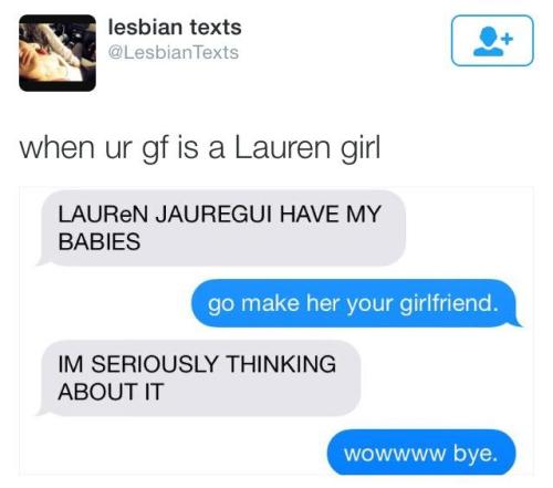 dragon-n-unicorn:  Lauren Jauregui causing some problems to lesbian relationships part 95736328