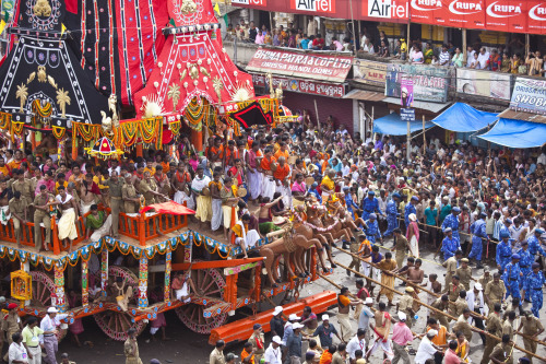 Tomorrow is the Ratha yatra in Puri, one of the biggest religious processions of the world.