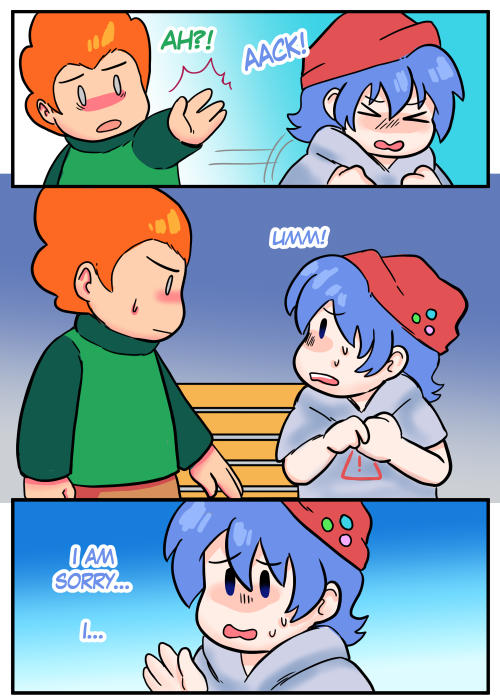 &mdash;&mdash;&ndash;⭐In to the Funkinverse! ⭐ part two! :DThis comic was make in collab