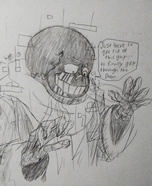 dark-imagine-robots:“Rude Awakening”Featuring My fresh sans, Chad, and Error snas YES HEHEH