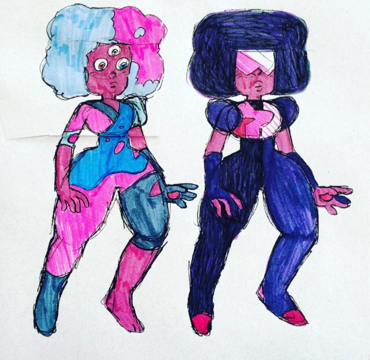 nina-rosa-draw:  Happy birthday from the dark side of the force and Human gems