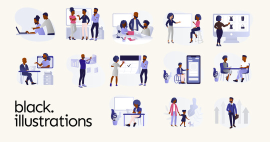 Illustrations of Black People for Your Next Digital Project | Black Illustrations