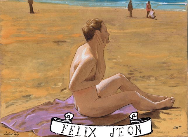 felixdeon:  a painting in ink, watercolor, and gouache on paper; “Jesse in the