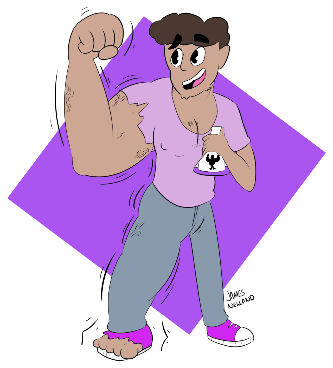 Triggers: Muscle PotionGoing through my photoshop doodle file and redrawing things