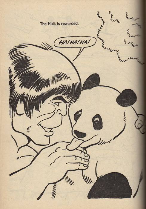 If there’s one thing Hulk loves, it’s pandas.