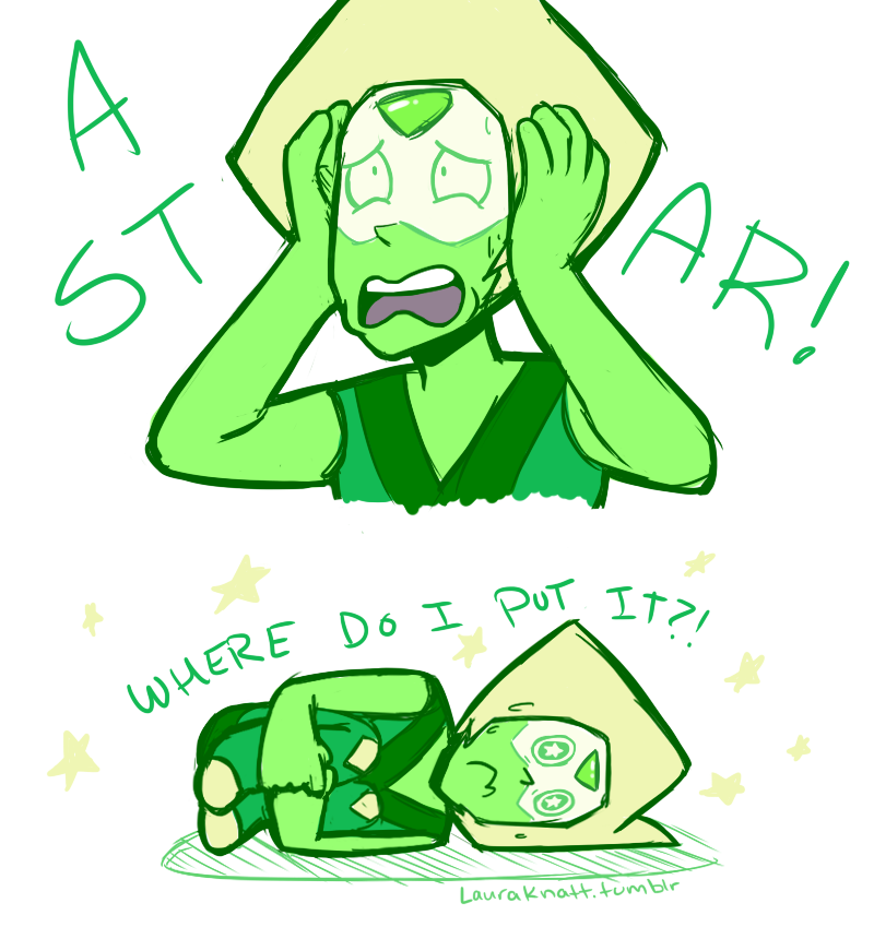 lauraknatt:  Don’t worry Peridot~ You’ll figure it out. Am I the only one worried