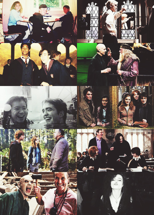 michaelqclifford: Harry Potter Cast, rare+behind the scenes.