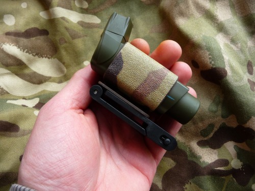 Even hero’s can get Asthma .  Custom Multi-cam kydex inhaler carrier , can fit direct to Molle pack/