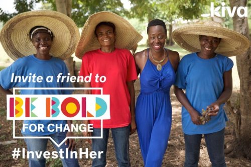 Join the movement and invite a friend to fund $3M in loans to thousands of women by International #W