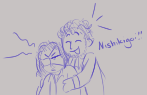 nishiki lives but ends up being chaperoned/buddied by ichiban AND akiyama .. very much inspired by @