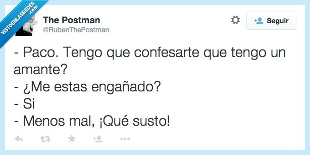 alochucknorris:  ¡Si es que te lo crees todo, hombre…! por @RubenThePostman Visto