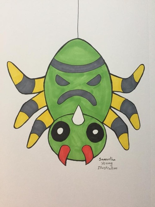 Inktober Day 13 Spinarak