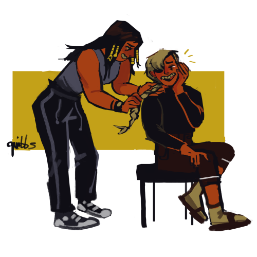 quibbs:  shes been bad at doing her moms hair for 35 years