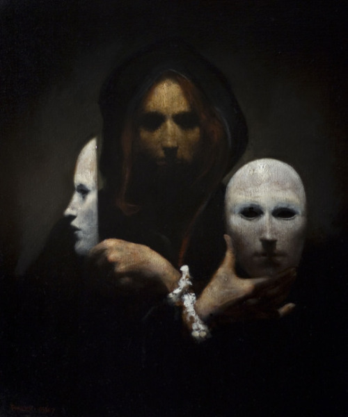 Three Masks by Ray Donley