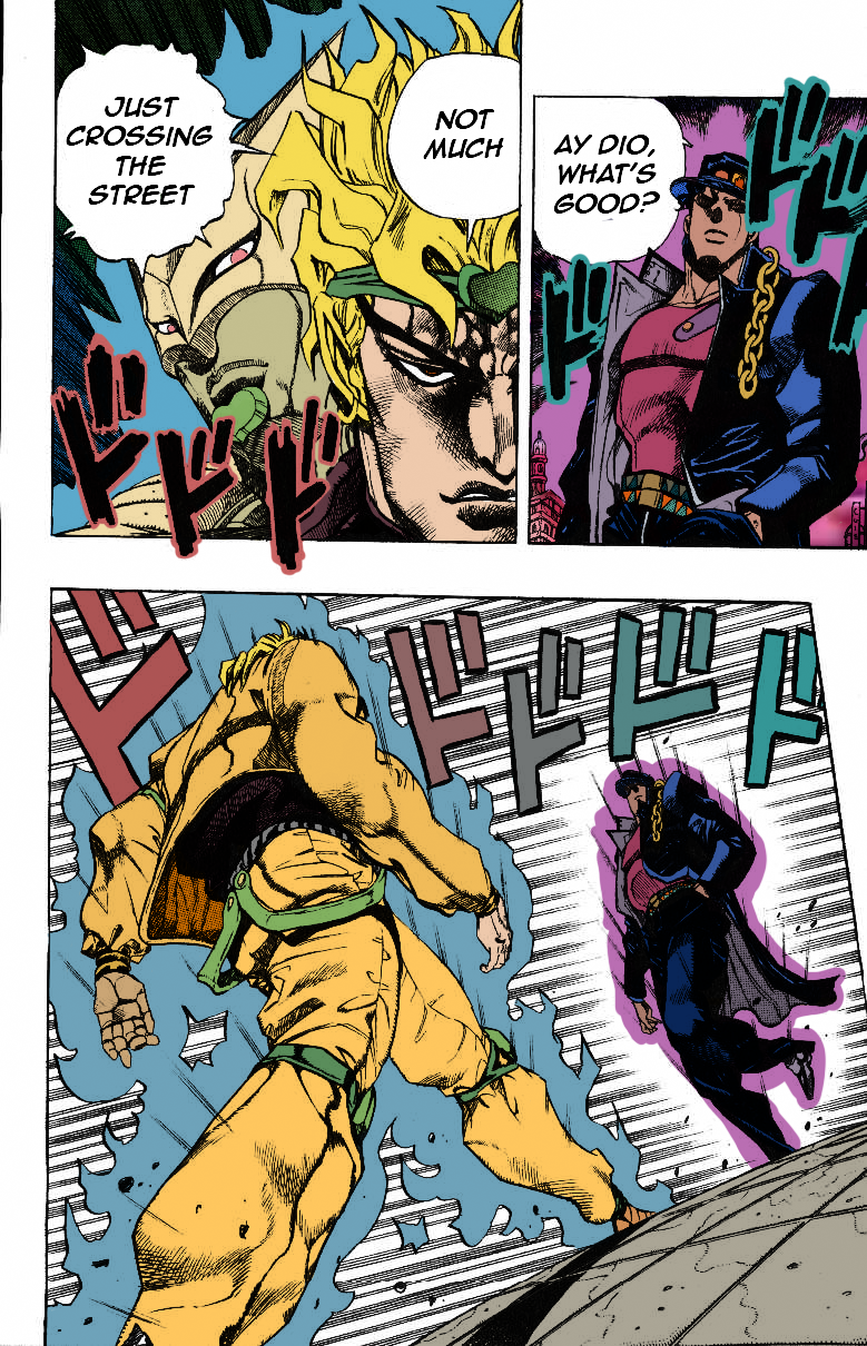 gojira-senpai:  Muda muda muda, man.  seen on rebloggy.com/jojo