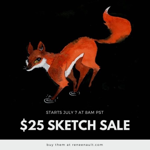 Starts saturday morning! Almost 100 drawings and paintings from my sketchbook, $25 USD each. Pieces 