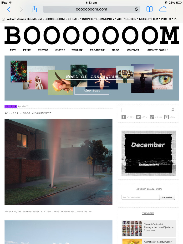 Work featured on BOOOOOOOM
HERE