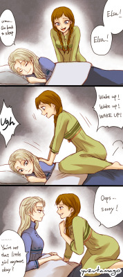 loveable-elsanna:  yuzutamago:  WAKE UP! WAKE UP! WAKE UP!!  cuuuuuute :D 