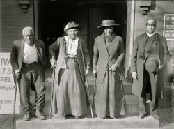 Youcanttouchtheelohim:  1916 Slaves Reunion. Lewis Martin, Age 100; Martha Elizabeth