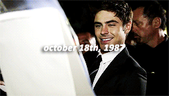 zefronattack:Happy 28th birthday, Zac! ♥