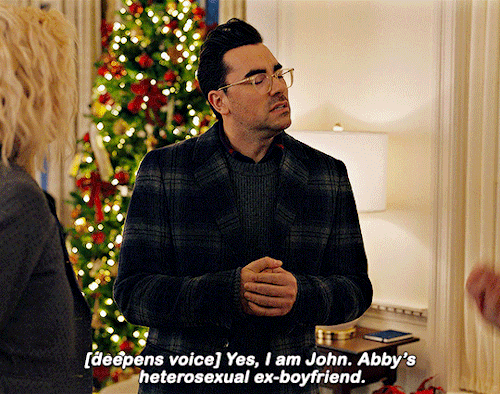 lgbtqgifs:Dan Levy as JohnHAPPIEST SEASON (2020) dir. Clea DuVall