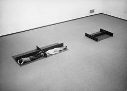 skt4ng:  Franz Erhard Walther  &ldquo;Distance between the two parts&rdquo; ,  1969 