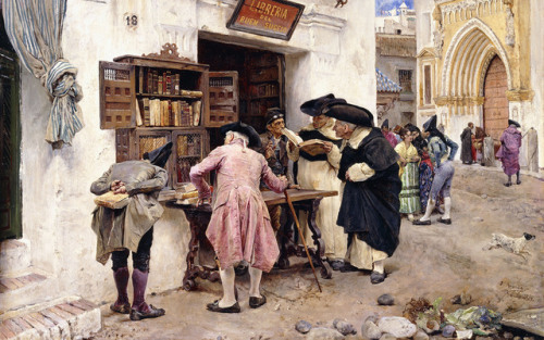 Luis Jiménez y Aranda  - The bibliophiles - 1879